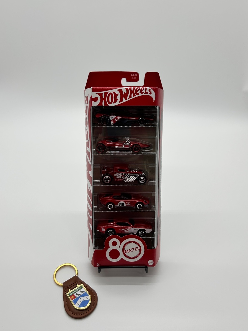 Hot Wheels Mattel 80th Anniversary 5-Pack Special Edition Ruby Red NIB